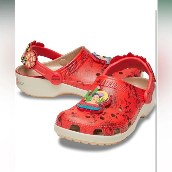 NWT Frida Kahlo x Crocs size Women’s 12 / Men’s 10 - Picture 3 of 12